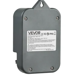 VEVOR Electric Fence Charger, 10kV 2J, AC DC Electric Fence Energizer with LED Indicator, 1.86 Miles Range, Powerful Plug-in Fences Charger, Prevents Wild Animals Intrusion for Livestock Poultry
