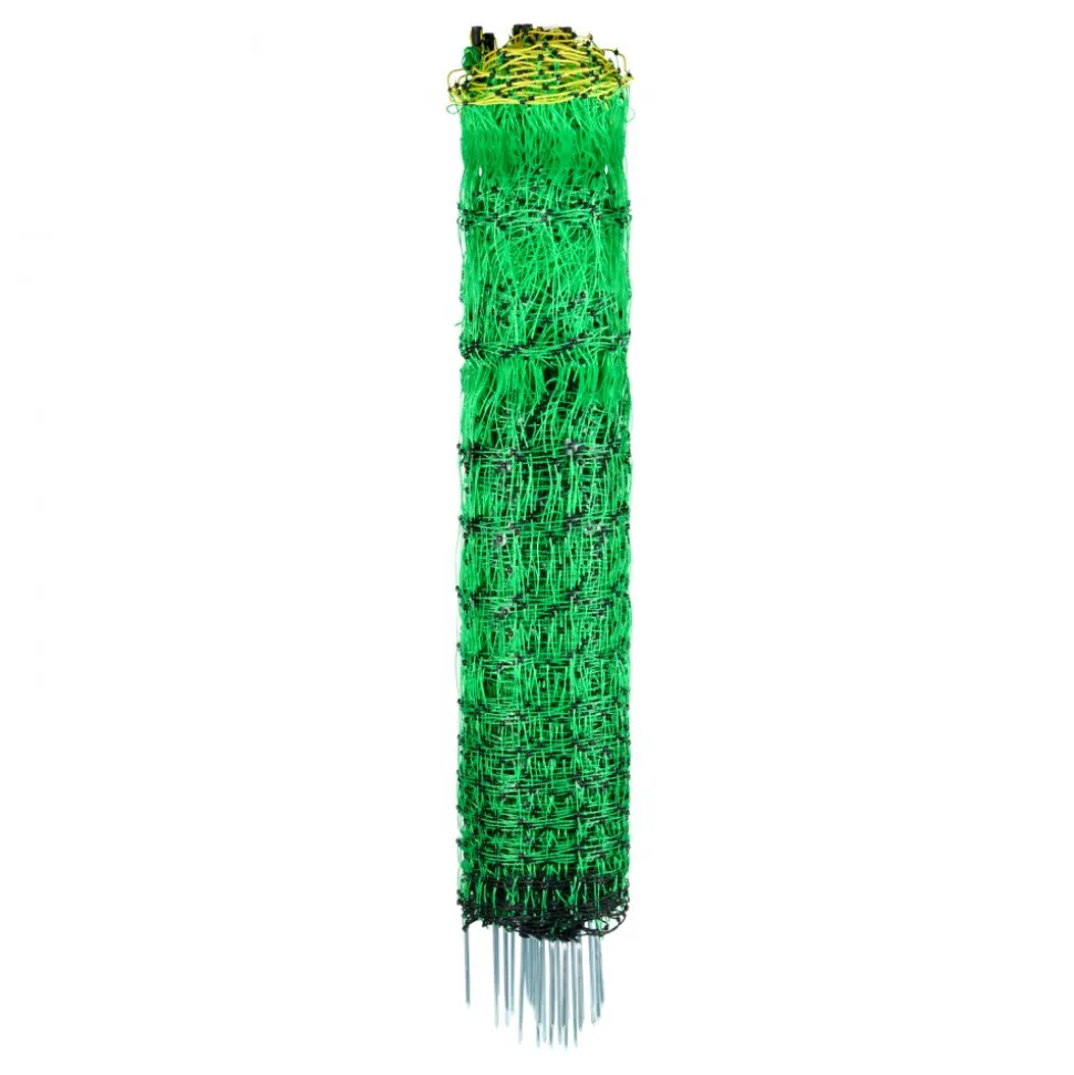VEVOR Electric Fence Netting, 50" H x 164' L, Livestock Net Fencing with Posts & Stakes, Portable Mesh Nets for Goats, Sheep, Deer, Hogs, Dogs, Electric Fencing for Backyards, Gardens, Farms, Ranches