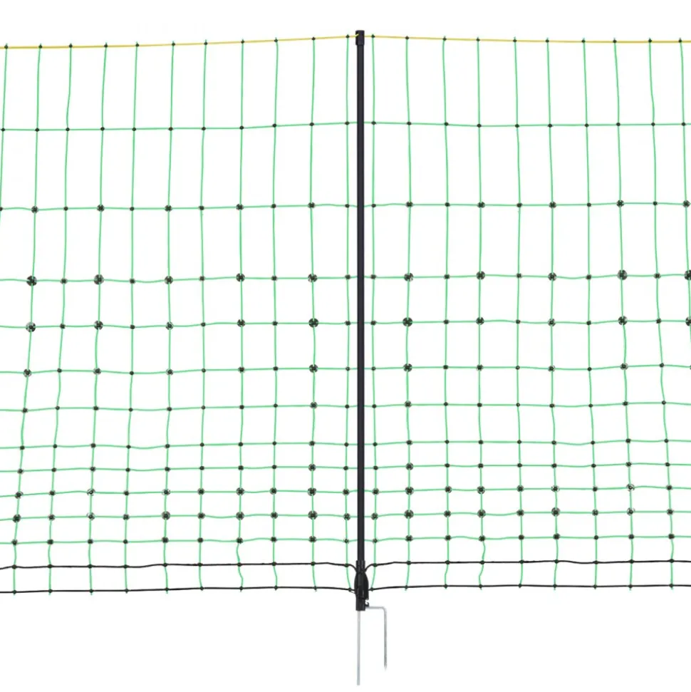VEVOR Electric Fence Netting, 50" H x 164' L, Livestock Net Fencing with Posts & Stakes, Portable Mesh Nets for Goats, Sheep, Deer, Hogs, Dogs, Electric Fencing for Backyards, Gardens, Farms, Ranches
