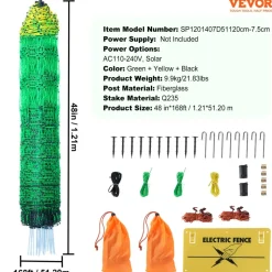 VEVOR Electric Fence Netting, 48