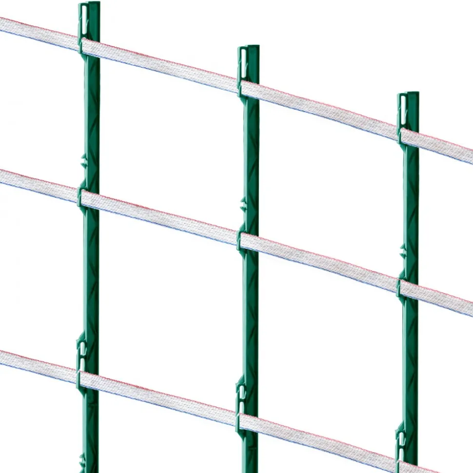VEVOR Electric Fence Tape, 1640Ft 500M Polytape Fencing Hot Wire, 3/4" Width 6 Stainless Steel Strands for Reliable Conductivity, UV & Rust Resistance, Portable Polywire for Horse Cattle Livestock