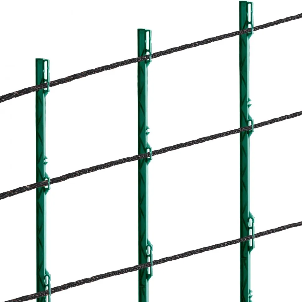 VEVOR Electric Fence Wire, 1000Ft 305M Portable Polywire, 1/4" Diameter 2 Copper Strands for Reliable Conductivity and Rust Resistance, Fencing Rope Line for Horse, Cattle, Livestock