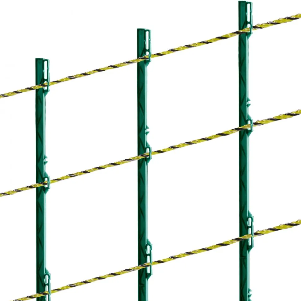 VEVOR Electric Fence Wire, 3366Ft 1026M Portable Polywire, 1/8" Diameter 6 Stainless Steel Strands for Reliable Conductivity and UV, Rust Resistance, Fencing Rope Line for Horse, Cattle, Livestock