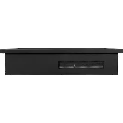 VEVOR Electric Fireplace Insert, 26 inch Recessed and Wall Mounted with Adjustable Flame Color Brightness & 8h Timer & Remote Control, Indoor Heater w/ 750W/1500W Dual Heating Modes, 5000BTU Black