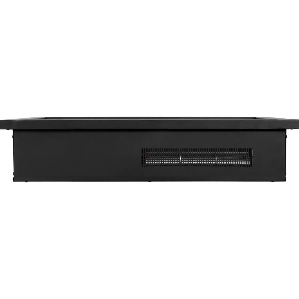 VEVOR Electric Fireplace Insert, 28.5 inch Recessed and Wall Mounted with Adjustable Flame Color Brightness & 8h Timer & Remote Control, Indoor Heater w/ 750W/1500W Dual Heating Modes, 5000BTU Black