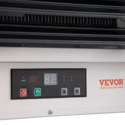 VEVOR Electric Garage Heater, 5000-Watt (2500/5000W) Ceiling Mounted Shop Heater, 2 Settings & Overheat Protection & Low Noise Cross-flow, Commercial for Indoor Workshop Warehouse,240V White