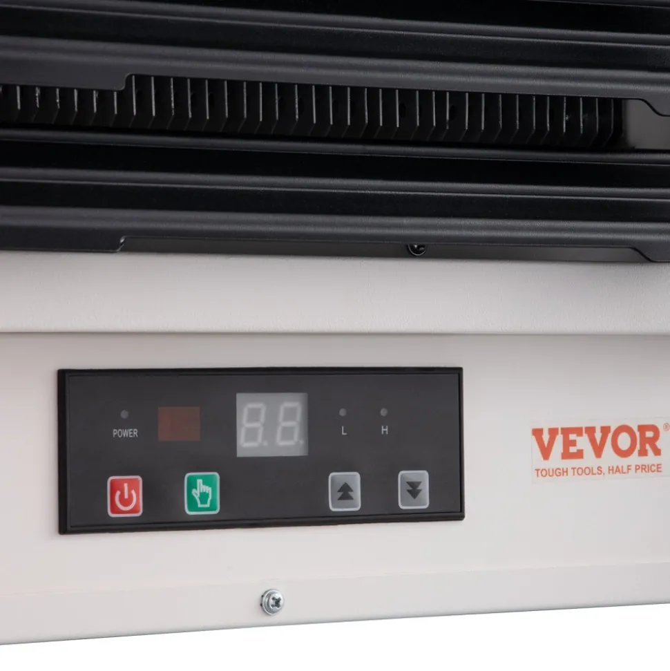 VEVOR Electric Garage Heater, 5000-Watt (2500/5000W) Ceiling Mounted Shop Heater, 2 Settings & Overheat Protection & Low Noise Cross-flow, Commercial for Indoor Workshop Warehouse,240V White