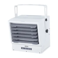 VEVOR Electric Garage Heater, 15000-Watt with Remote Control & 10 Hour Timer & Overheat Protection Wall/Ceiling Mounted Shop Heater, Commercial Fan-forced for Indoor Workshop Warehouse,240V White