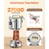 VEVOR Electric Grain Mill Grinder, 0.3 lbs Commercial Spice Grinders, High Speed 850W Stainless Steel Pulverizer Powder Machine, for Dry Grains, Spices, Cereals, Coffee, Corn & Pepper, Straight Type