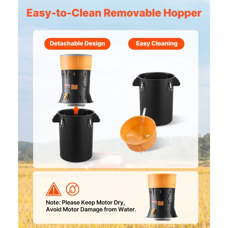VEVOR Electric Grain Mill Grinder, 600W High Power Commercial Spice Grinder, 14 Gal Pulverizer Powder Machine with Galvanized Sharp Blades, for Dry Grains, Spices, Cereals, Coffee, Corn & Pepper