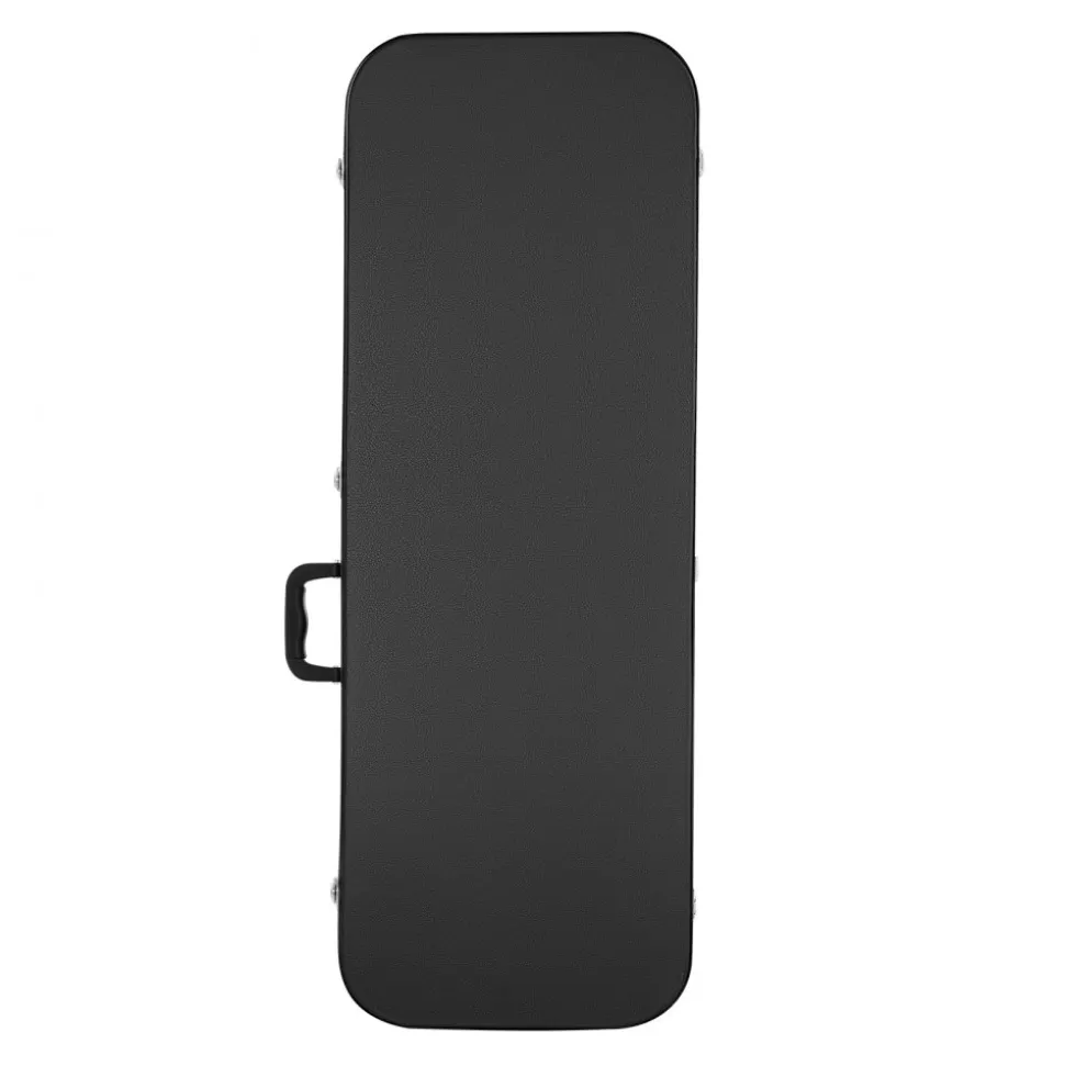 VEVOR Electric Guitar Hard Case, 43.11 in Rectangular Guitar Hard Case, With Lock Latch Keys Handle, PVC Padding Soft Lining Water-Resistant Hard Shell Guitar Cases, for 39 in Electric Guitars, Black