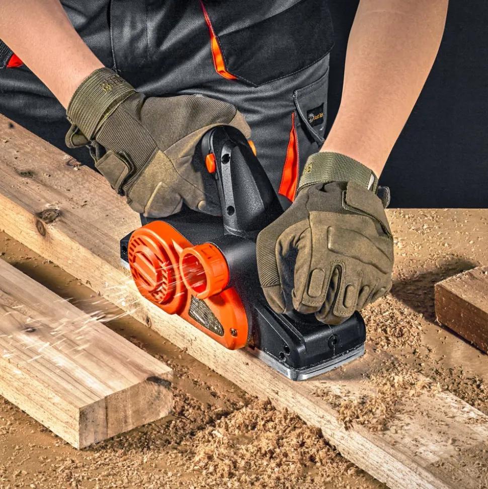 VEVOR Electric Hand Planer, 3-1/4" width Corded Electric Hand Planer, 16500 RPM High-Speed Powerful Electric Handheld Planers for Woodworking, Wood Chamfer DIY, Smooth Finish Carpentry Tool, FCC-SDoC