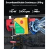 VEVOR Electric Hoist, 1320 lbs Lifting Capacity, 1150W 110V Electric Steel Wire Winch with Wireless Remote Control, 40ft Single Cable Lifting Height & High-quality Motor, for Garage Warehouse Factory