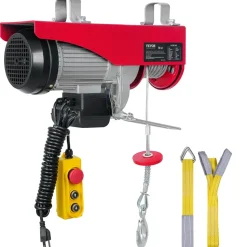 VEVOR Electric Hoist 1760lbs with 14ft Wired Remote Control, Electric Hoist 110 Volt with 40ft Single Cable Lifting Height & High-quality Motor, for Garage Warehouse Factory