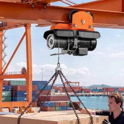 VEVOR Electric Hoist Manual Trolley, 1100 lbs/0.5 Ton Load for PA200 PA250 PA300 PA400 PA500, Push Beam Trolley with Dual Wheels, 2.68