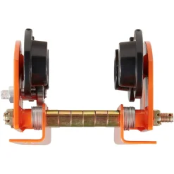 VEVOR Electric Hoist Manual Trolley, 1100 lbs/0.5 Ton Load for PA200 PA250 PA300 PA400 PA500, Push Beam Trolley with Dual Wheels, 2.68