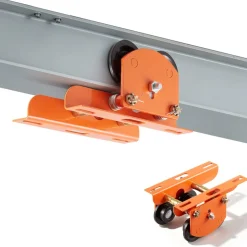 VEVOR Electric Hoist Manual Trolley, 1100 lbs/0.5 Ton Load for PA200 PA250 PA300 PA400 PA500, Push Beam Trolley with Dual Wheels, 2.68