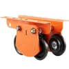 VEVOR Electric Hoist Manual Trolley, 2200 lbs/1 Ton Load for PA600 PA700 PA800 PA900 PA1000, Push Beam Trolley with Dual Wheels, 2.68"-4.33" Adjustable Beam Flange Width for Straight & Curved I-Beam
