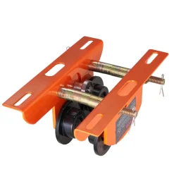 VEVOR Electric Hoist Manual Trolley, 1100 lbs/0.5 Ton Capacity for PA200 PA250 PA300 PA400 PA500, Push Beam Trolley with Dual Wheels, 2.36