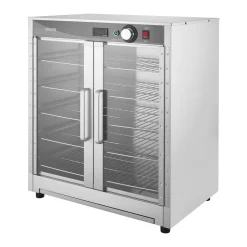 VEVOR Electric Hot Box Food Warmer, 5-Tier Commercial Warming Cabinet with Water Tray, Double-Door and Adjustable Shelves, Stainless Steel Food Warmer Cabinet, for Restaurant, Kitchen, Pizza, Chicken