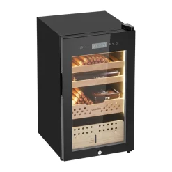 VEVOR Electric Humidor, 70L, 400 Counts Electric Cigar Humidor Cabinet with Compressor Cooling, Constant Humidity & Temperature Control, Spanish Cedar Wood Shelves & Drawers, 4 Layers, for Household