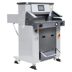 VEVOR Electric Hydraulic Paper Cutter, 2500W Heavy Duty Paper Cutter Machine 20.2 in/515 mm Cutting Width, 3.1 in/80 mm Cutting Thickness, Electric Guillotine Trimmer with Casters & Infrared Function
