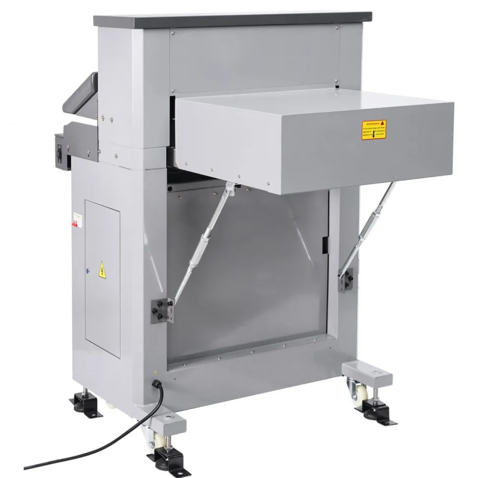 VEVOR Electric Hydraulic Paper Cutter, 2500W Heavy Duty Paper Cutter Machine 20.2 in/515 mm Cutting Width, 3.1 in/80 mm Cutting Thickness, Electric Guillotine Trimmer with Casters & Infrared Function