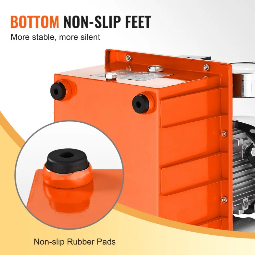 VEVOR Electric Hydraulic Pump, 10000 PSI 750W 110V, 488 in³/8L Capacity, Single Acting Manual Valve, Electric Driven Hydraulic Pump Power Pack Unit with Lever Switch for Punching/Bending/Jack Machines