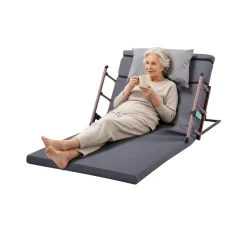 VEVOR Electric Lifting Backrest for Bed, 300 lbs Capacity, 4-68° Adjustable Lifting Bed Backrest, with Folable Guardrail & Headrest, Machine Washable, Assist Pregnant Women Elderly Patient Handicap