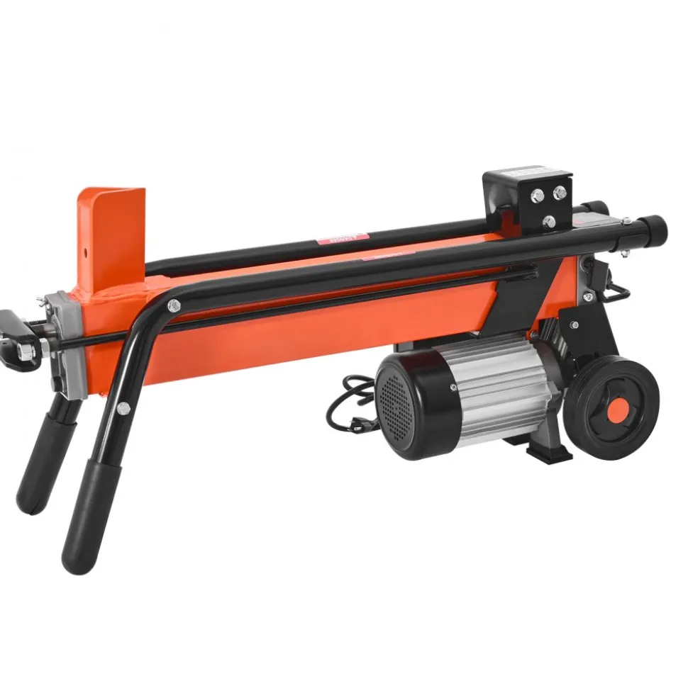 VEVOR Electric Log Splitter, 6.5 Tons Electric Wood Splitter, 1500W 15 Amp Motor, Portable Firewood Splitting Machine with 6" Wheels, Wood Splitters for Forestry Harvesting, Efficient & Secure