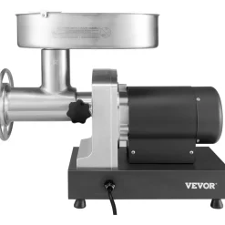 VEVOR Electric Meat Grinder, 992 Lb/H Capacity, 1100W (4600W MAX) Industrial Meat Mincer with 2 Blade, 3 Grinding Plates, Sausage Maker & Kubbe Kit Carbon Steel Commercial Meat Grinder, ETL Listed