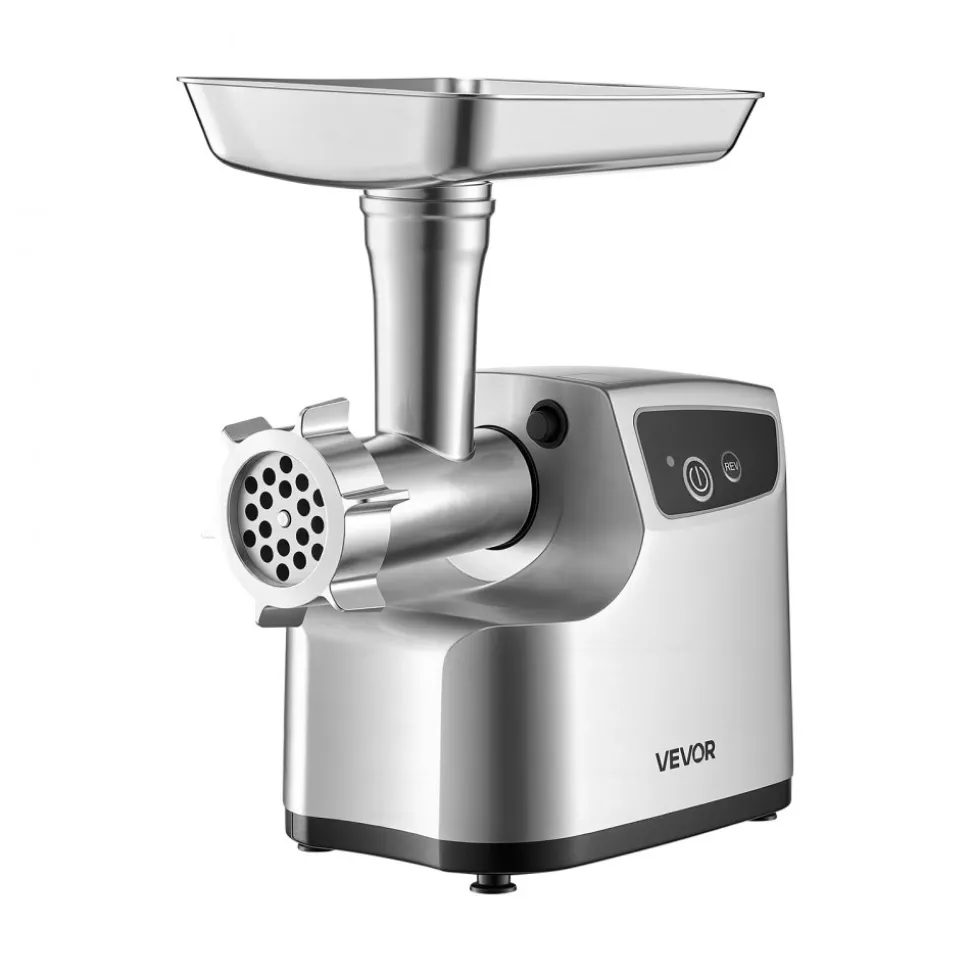 VEVOR Electric Meat Grinder, 5 Lbs/Min Capacity, #8 Meat Mincer with 3 Grinding Plates, 3 Sausage Stuffing Tubes & Kubbe Kit, 700W/0.77HP Sausage Stuffer Maker for Home Kitchens, ETL Listed