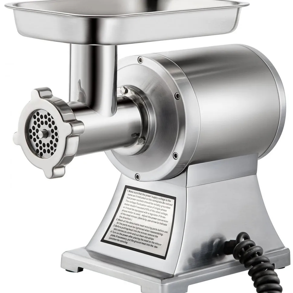 VEVOR Electric Meat Mincer, 1100W 330LBS/H Capacity Meat Grinder Machine, Stainless Steel Meat Grinder Commercial Sausage Stuffer Maker for Home & Commercial Use