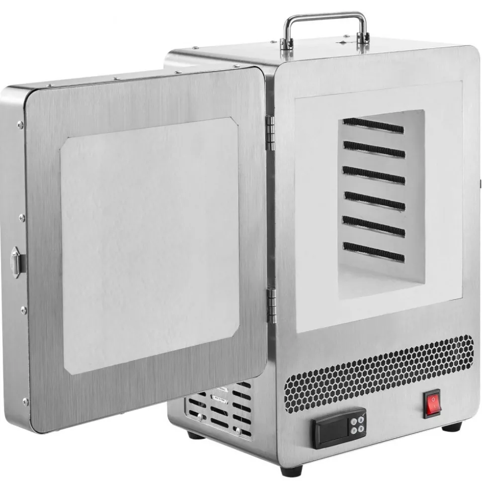VEVOR Electric Melting Furnace, 1650W Electric Kiln, Digital Melting Furnace with Max Temperature 2192℉/1200℃ for Lost-Wax Casting, Clay DIY, Metal Annealing, Ceramic Firing, PID Temp Control