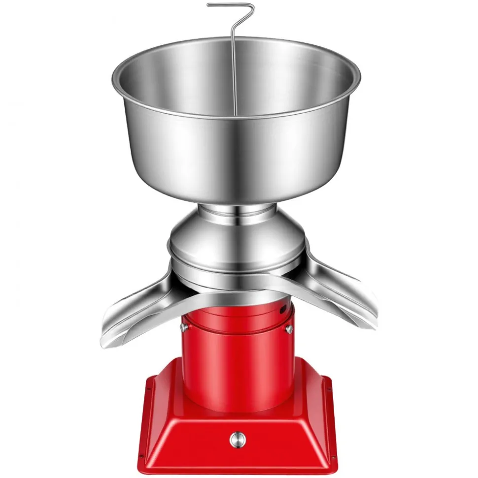 VEVOR Electric Milk Cream Separator, 60L/H Output 10500RPM Milk Cream Centrifugal Separator, 304 Stainless Steel Goat Cow Milk Skimmer Separating Machine with 4.5L Bowl Capacity (40W, 100-240V)