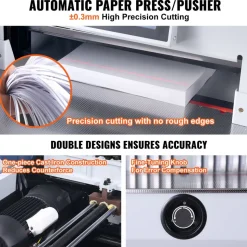 VEVOR Electric Paper Cutter, Heavy Duty Paper Trimmer 19