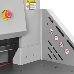 VEVOR Electric Paper Cutter, Metal Hydraulic Paper Cutter Machine, 26 inch Cutting Width, 3.94 inch Cutting Thickness, Large Size Electric Guillotine Trimmer with Infrared Function and Spare Blade