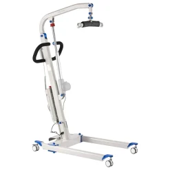 VEVOR Electric Patient Lift, Folding Patient Transfer Lift with U-Shaped Sling, Height & Width Adjustable Medical Transfer Assist with 4 Wheels & Handle Controller for Disabled Bedridden, 400LBS