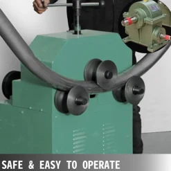 VEVOR Electric Pipe Tube Bender, 1500W Electric Tube Roller Bender Tool, Multi-function Pipe Bender Machine with 9 Round and 8 Square Die Set for Thin-wall Circular Square Tube Bending