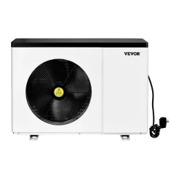 VEVOR Electric Pool Heat Pump, 22250 BTU, Pool Heaters for 3171-6605GAL Above and In Ground Pools, Low Noise, Heating and Cooling Highly Efficient & Energy-Saving Pool Water Heater AC120V 60Hz