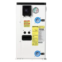 VEVOR Electric Pool Heat Pump, 35830 BTU, Pool Heaters for 6605-13209GAL Above and In Ground Pools, Low Noise, Heating and Cooling Highly Efficient & Energy-Saving Pool Water Heater AC208-230V 60Hz