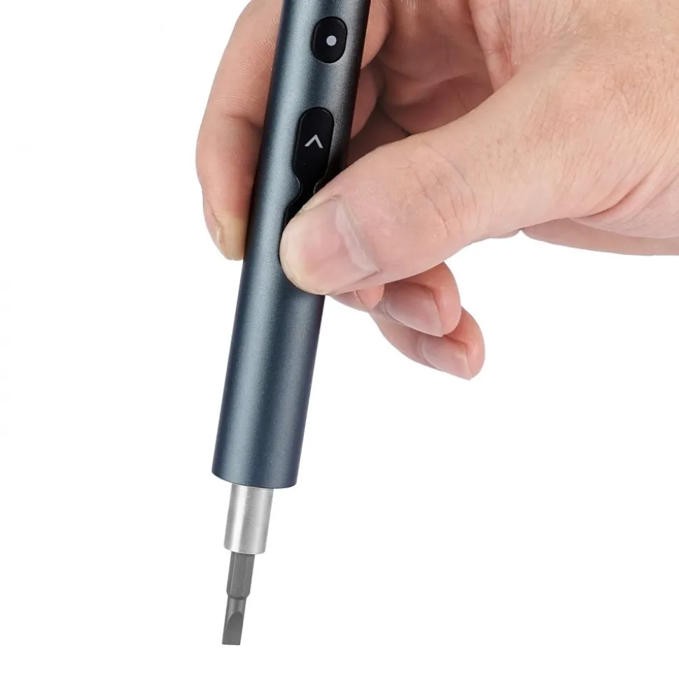 VEVOR Electric Precision Screwdriver Set, 48 Magnetic Bits, Mini Electric Screwdriver with Magnetic Storage Box, S2 Steel Bits, LED Light, Type-C Charging, for Phone, Laptop, and Electronics Repair