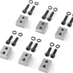 VEVOR Electric Rebar Cutter Blade, 6 PCS 20/22mm Cutting Diameter, HRC58-60 Hard Hydraulic Rebar Blade Replacement Jaw Blades with 12 Hexagon Screw and 12 Spring Washer, for Model RC-20, RC-22