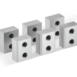VEVOR Electric Rebar Cutter Blade, 6 PCS 20/22mm Cutting Diameter, HRC58-60 Hard Hydraulic Rebar Blade Replacement Jaw Blades with 12 Hexagon Screw and 12 Spring Washer, for Model RC-20, RC-22