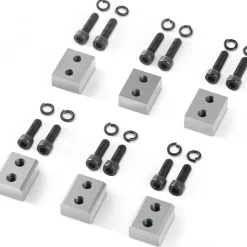 VEVOR Electric Rebar Cutter Blade, 6 PCS 20/22mm Cutting Diameter, HRC58-60 Hard Hydraulic Rebar Blade Replacement Jaw Blades with 12 Hexagon Screw and 12 Spring Washer, for Model RC-20, RC-22