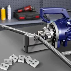 VEVOR Electric Rebar Cutter Blade, 6 PCS 20/22mm Cutting Diameter, HRC58-60 Hard Hydraulic Rebar Blade Replacement Jaw Blades with 12 Hexagon Screw and 12 Spring Washer, for Model RC-20, RC-22