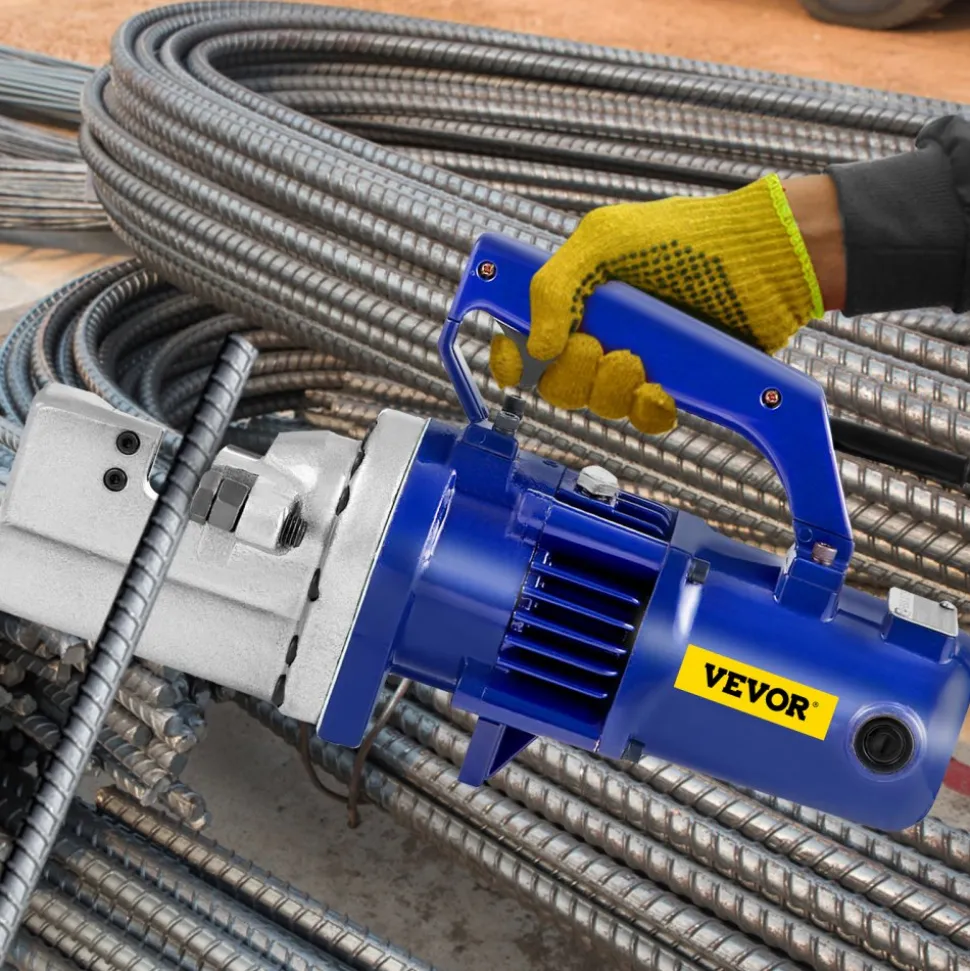 VEVOR Electric Rebar Cutter, 1350W Portable Electric Hydraulic Rebar Cutter, Cutting up to 7/8 Inch #7 4-22mm Rebar within 4.5 Seconds,110V,with Easy to Carry Stainless Box