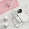 VEVOR Electric Rechargeable Nail Drill, 35,000RPM Portable Cordless Nail E File Machine, LCD-Display Acrylic Gel Grinder Tool with 6 Bits and 50PCS Sanding Bands for Manicure Pedicure Carve Polish
