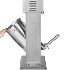 VEVOR Electric Sausage Stuffer, 33 LBS / 15 L Vertical Meat Stuffer, Stepless Speed Control and Foot Pedal, Stainless Steel Heavy Duty Sausage Filler with 4 Stuffing Tubes, for Commercial & Home Use