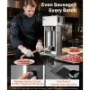 VEVOR Electric Sausage Stuffer, 22 LBS / 10 L Vertical Meat Stuffer, Stepless Speed Control and Foot Pedal, Stainless Steel Heavy Duty Sausage Filler with 4 Stuffing Tubes, for Commercial & Home Use